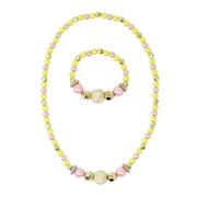Pink Poppy Lemon Delight Necklace & Bracelet Set-jewellery-Bambini