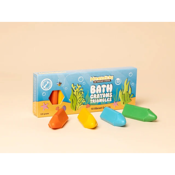Honeysticks Bath Crayon Triangle 10pack