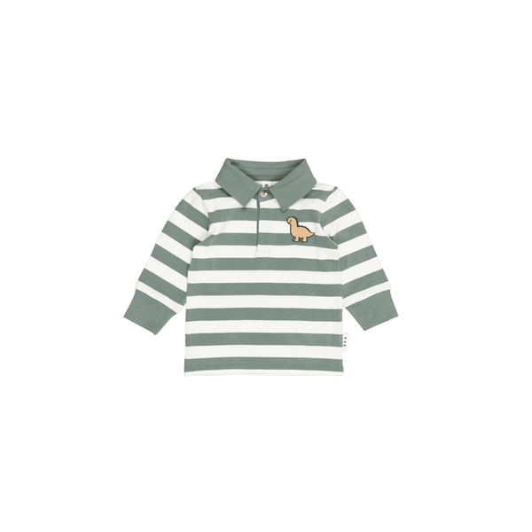 Huxbaby Dino Stripe Polo