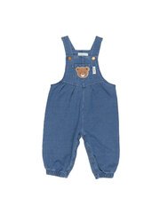 Huxbaby Huxbear Knit Denim Overalls-jumpsuits-and-overalls-Bambini