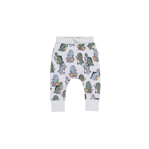 Huxbaby Dino Band Drop Crotch Pant