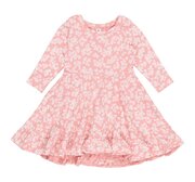 Huxbaby Peek A Boo Bunny Long Sleeve Swing Dress-dresses-and-skirts-Bambini