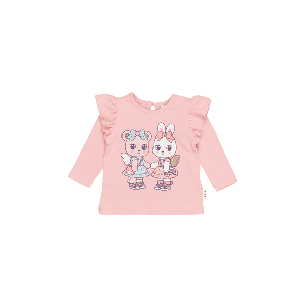 Huxbaby Fairy Friends Frill Top