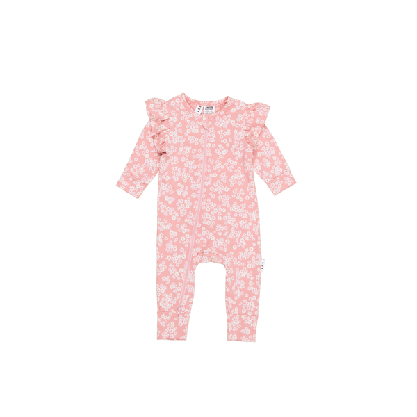 Huxbaby Peek A Boo Bunny Frill Romper