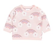 Huxbaby Flowerbow Knit Jumper-tops-Bambini