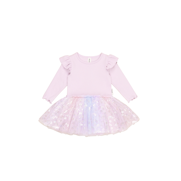 Huxbaby Rainbow Rib Ballet Onesie