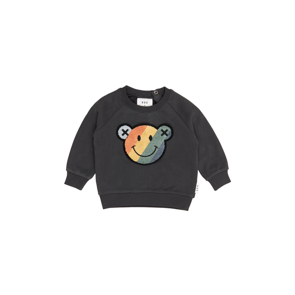 Huxbaby Smiley Rainbow Sweatshirt