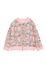 Milky Wild Meadow Bomber Jacket-jackets-and-cardigans-Bambini
