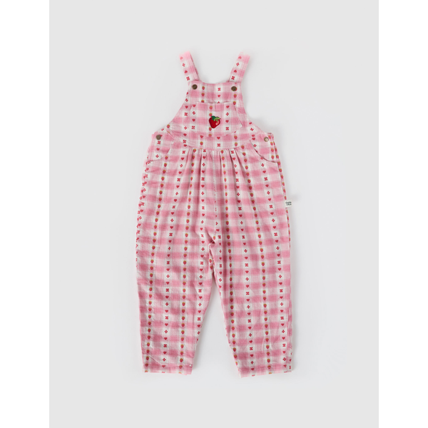 Goldie + Ace Strawberry Fields Vintage Cotton Overall