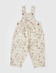 Goldie + Ace Strawberry Patch Vintage Washed Overalls-jumpsuits-and-overalls-Bambini