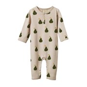 Nature Baby Henley Pyjama Suit-bodysuits-and-rompers-Bambini