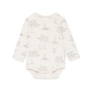 Aster & Oak Bunny Luxe Rib Onesie-bodysuits-and-rompers-Bambini