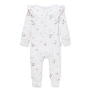 Aster & Oak Grace Floral Zip Romper-bodysuits-and-rompers-Bambini