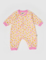 Goldie + Ace Daisy Meadow Relaxed Terry Romper-bodysuits-and-rompers-Bambini