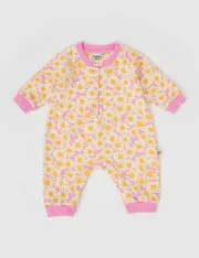 Goldie + Ace Daisy Meadow Relaxed Terry Romper-bodysuits-and-rompers-Bambini
