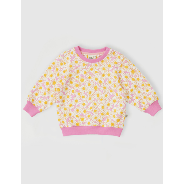 Goldie + Ace Daisy Meadow Relaxed Terry Sweater