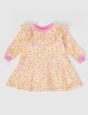 Goldie + Ace Daisy Meadow Frill Yolk Dress-dresses-and-skirts-Bambini