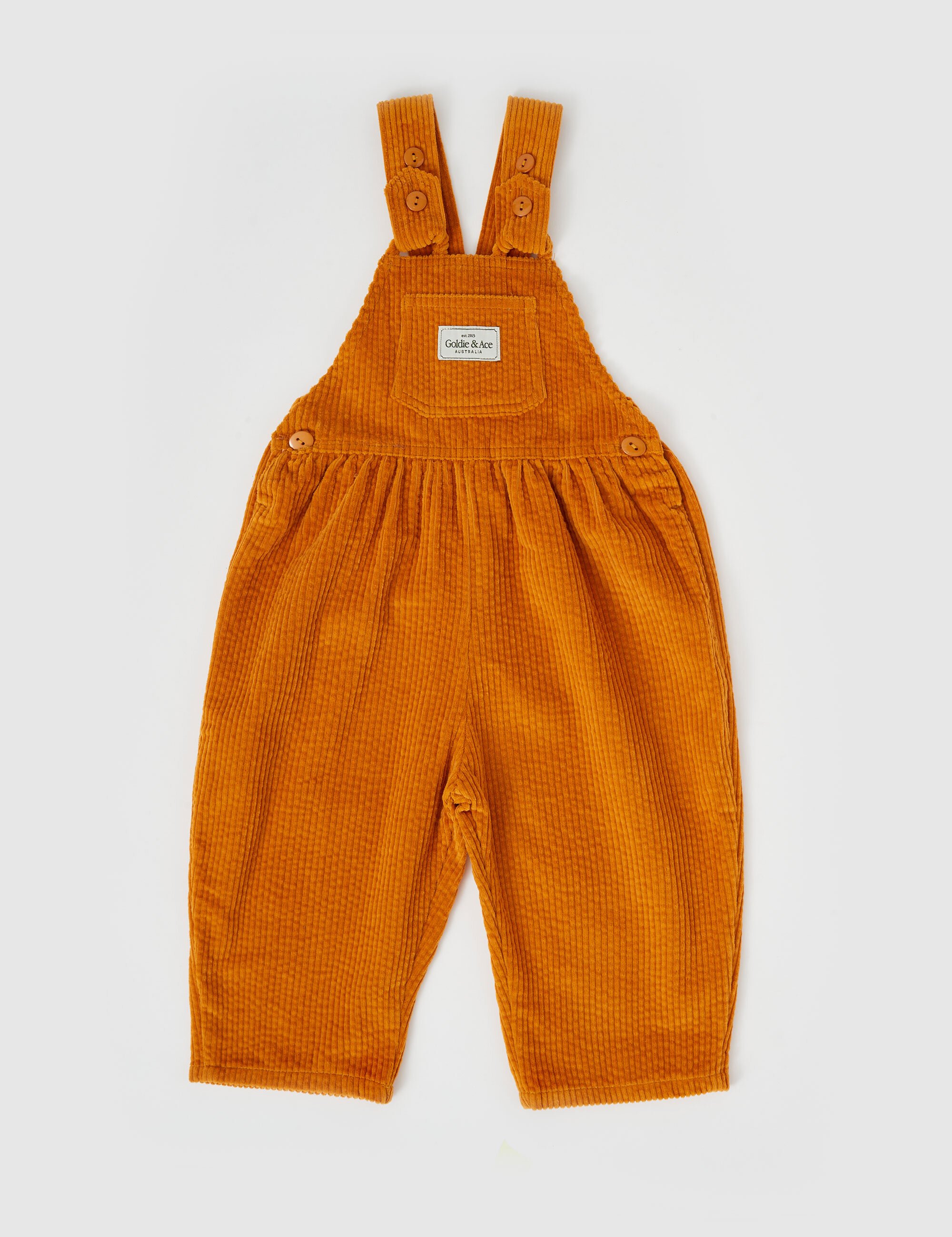 Yellow corduroy best sale overalls
