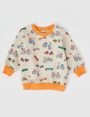 Goldie + Ace Play All Day Relaxed Terry Sweater-tops-Bambini