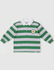 Goldie + Ace Game On Wide Stripe Rugby Top-tops-Bambini