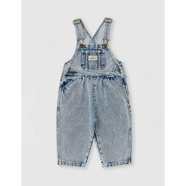 Goldie + Ace Austin Vintage Washed Denim Overalls