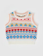Goldie + Ace Matilda Sweater Vest-tops-Bambini