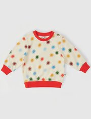 Goldie + Ace Sunny Days Relaxed Terry Sweater-tops-Bambini