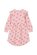 Milky Blossom Fleece Hi Lo Dress