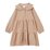 Milky Check Tiered Collared Dress