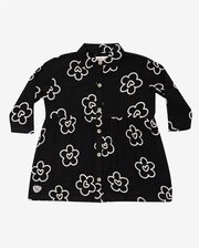 The Girl Club Flower Heart Shirt Dress-dresses-and-skirts-Bambini