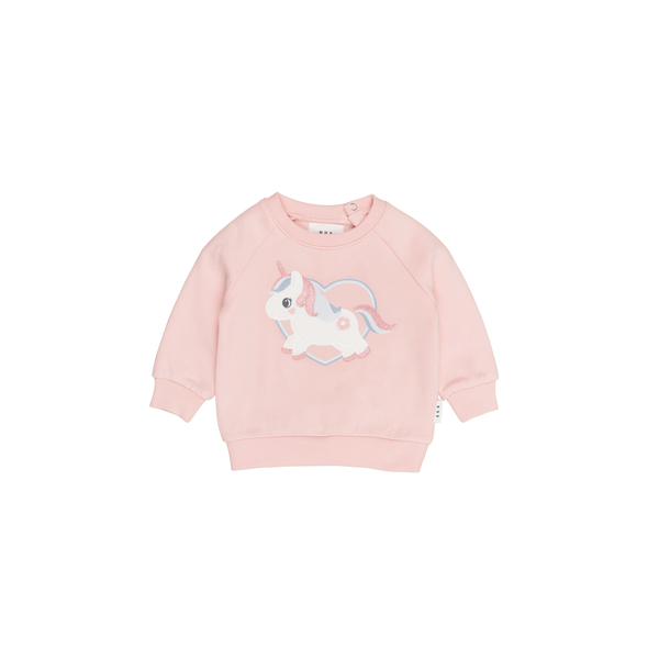 Huxbaby Unicorn Heart Sweatshirt