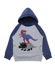 Minti Super Dinos Furry Hood-tops-Bambini