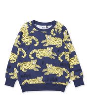 Minti Relaxing Cheetahs Crew-tops-Bambini