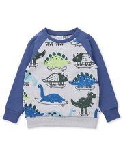 Minti Dino Rollers Furry Crew-tops-Bambini