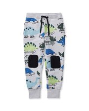 Minti Dino Rollers Furry Trackies-pants-and-shorts-Bambini
