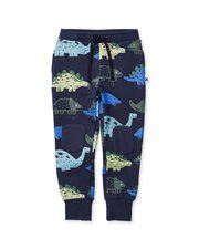Minti Dino Rollers Furry Trackies-pants-and-shorts-Bambini