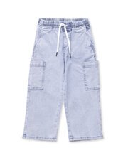 Minti Denim Cargo Jeans-pants-and-shorts-Bambini