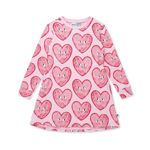 Minti Painted Hearts Dress