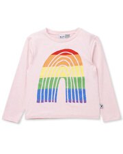 Minti Stripey Rainbow Tee-tops-Bambini