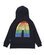 Minti Stripey Rainbow Furry Zip Up