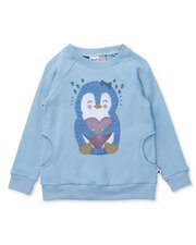 Minti Penguin Love Furry Crew-tops-Bambini