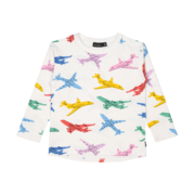 Rock Your Kid Big Jet Plane Long Sleeve T-Shirt-tops-Bambini