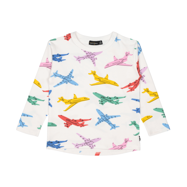 Rock Your Kid Big Jet Plane Long Sleeve T-Shirt