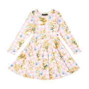 Rock Your Kid Bunny Bouquet Waisted Dress-dresses-and-skirts-Bambini