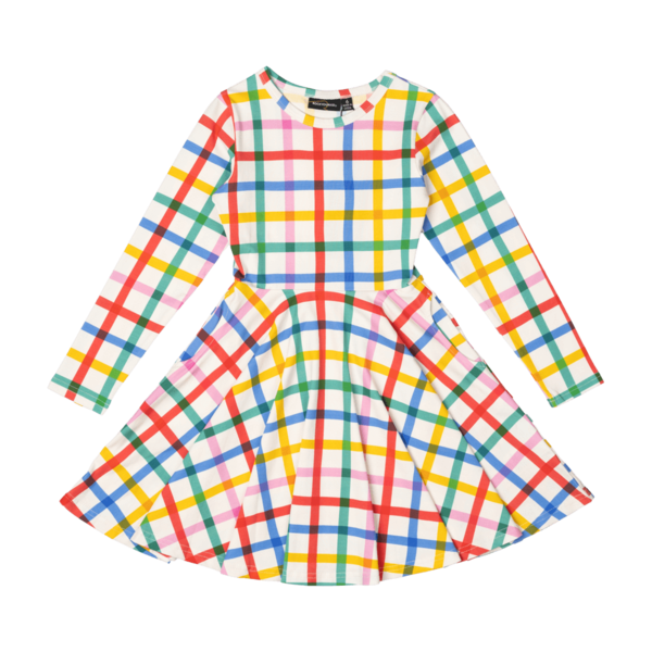 Rock Your Kid Check It Out Waisted Dress