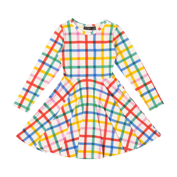 Rock Your Kid Check It Out Waisted Dress