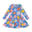 Rock Your Kid Happy Flowers Waisted Dress