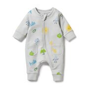 Wilson & Fenchy Organic Terry Growsuit-bodysuits-and-rompers-Bambini