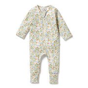 Wilson & Frenchy Organic Zipsuit with Feet-sleepwear-Bambini