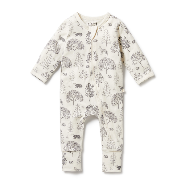 Wilson & Frenchy Organic Zipsuit with Feet